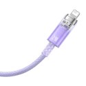 Baseus Kabel szybko ładujący Baseus USB-A do Lightning Explorer Series 1m, 2.4A (fioletowy)