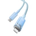Baseus Kabel szybko ładujący Baseus USB-C do Lightning Explorer Series 1m, 20W (niebieski)