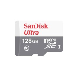 SanDisk Karta pamięci SanDisk Ultra Android microSDXC 128GB 100MB/s Class 10 UHS-I (SDSQUNR-128G-GN6MN)