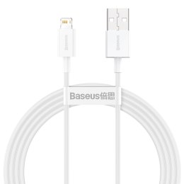 Baseus Kabel USB do Lightning Baseus Superior Series, 2.4A, 1.5m (biały)