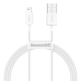 Baseus Kabel USB do Lightning Baseus Superior Series, 2.4A, 1m (biały)