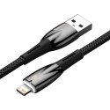 Baseus Kabel USB do Lightning Baseus Glimmer, 2.4A, 1m (czarny)