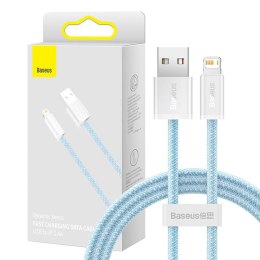 Baseus Kabel USB do Lightning Baseus Dynamic, 2.4A, 1m (niebieski)