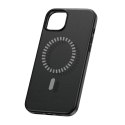 Baseus Magnetyczne Etui na telefon iPhone 15 Baseus Fauxther Series (Czarne)