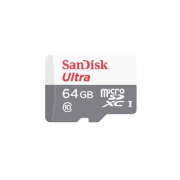 SanDisk Karta pamięci SanDisk Ultra Android microSDXC 64GB 100MB/s Class 10 UHS-I (SDSQUNR-064G-GN3MN)