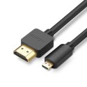 UGREEN Kabel micro HDMI - HDMI UGREEN 4K 3D 2m (czarny)