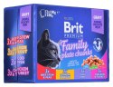 Brit Cat Pouches 1200g Family Plate (12x100g)